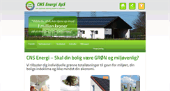 Desktop Screenshot of cns-energi.dk